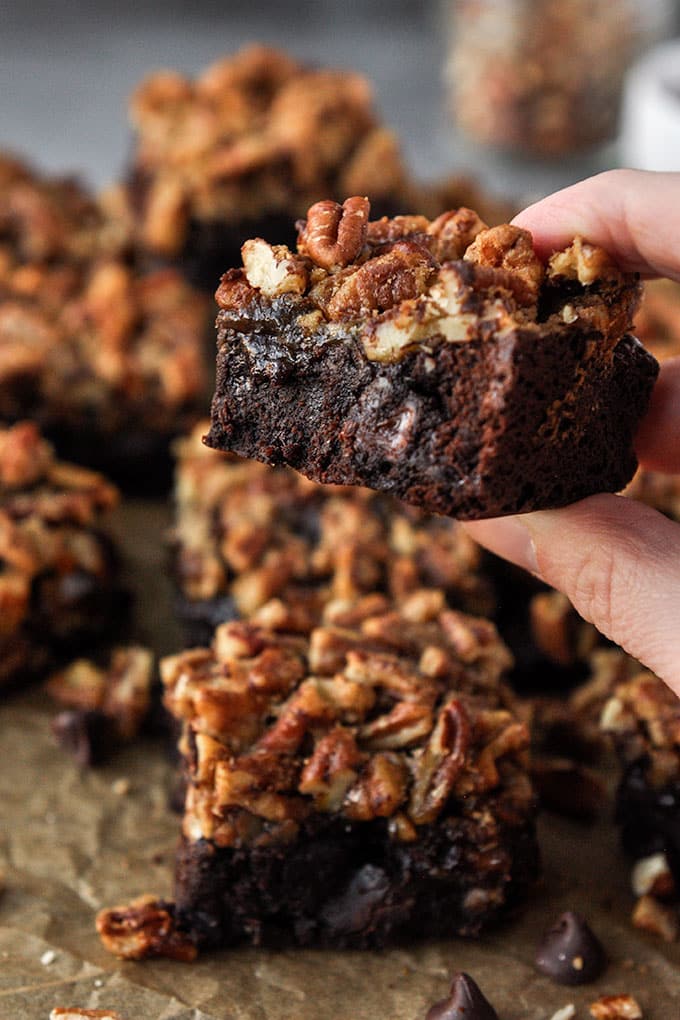 Secrets to Decadent Chewy Pecan Pie Brownies